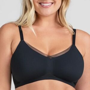 Honeylove black CrossOver bra for women in Runway size XL mesh